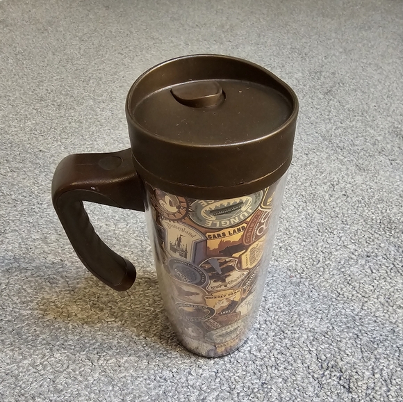 Disney Parks Thermal Cup With Lid and Handle Collectible Travel Tumbler - Picture 2 of 6